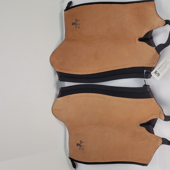 NWT TREDSTEP IRELAND CUSTOM FIT LEATHER HALF CHAPS WOMEN'S CALF 12" HIG… - Picture 6 of 16